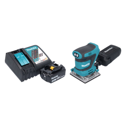 Makita DBO 484 RF1 ponceuse orbitale sur batterie 18 V 112 x 102 mm + 1x batterie 3,0 Ah + chargeur