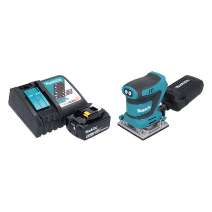 Makita DBO 484 RT1 Akku Schwingschleifer 18 V 112 x 102 mm + 1x Akku 5,0 Ah + Ladegerät