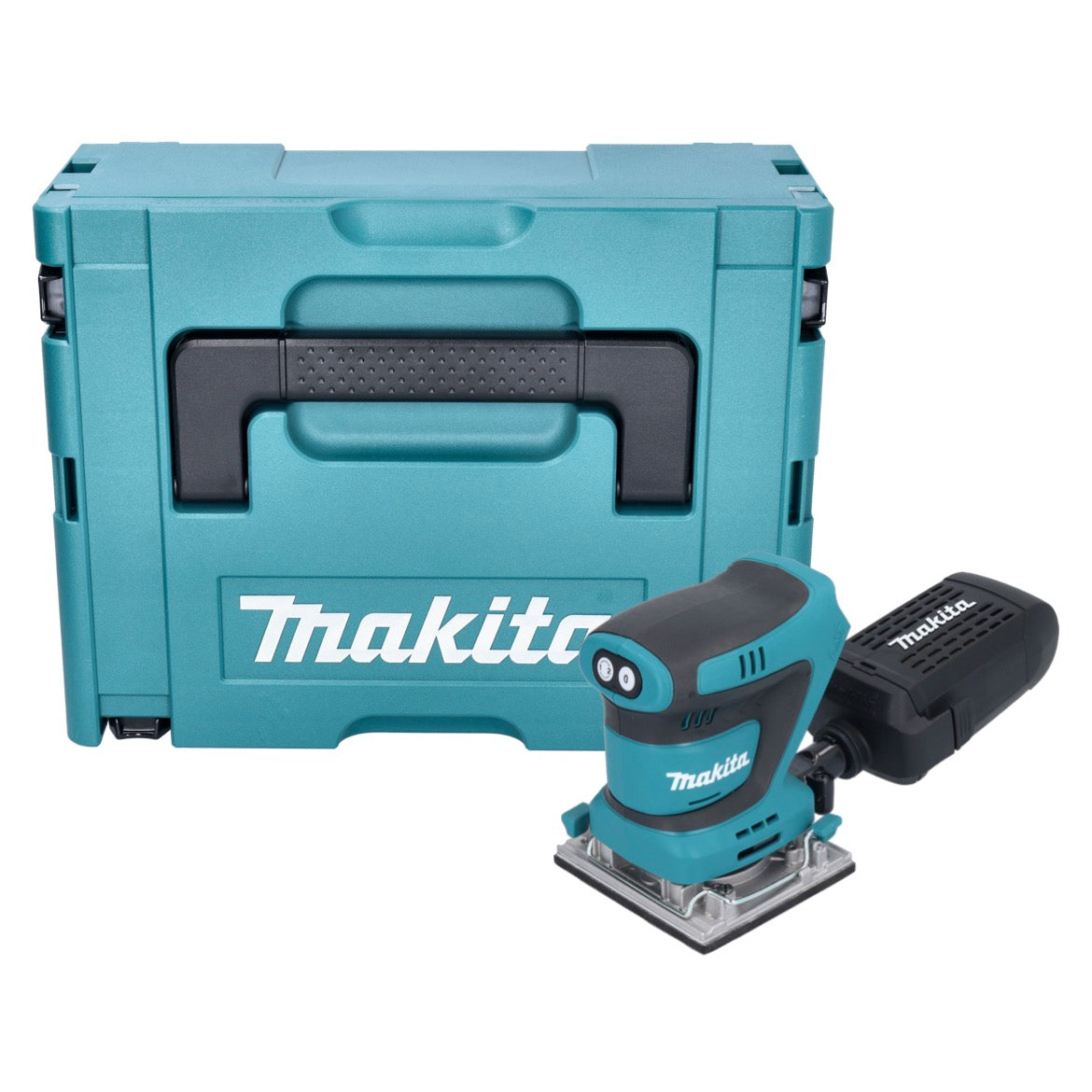 Makita DBO 484 ZJ Akku Schwingschleifer 18 V 112 x 102 mm + Makpac - ohne Akku, ohne Ladegerät