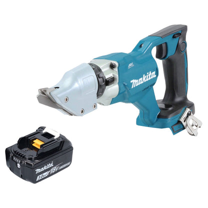 Makita DJS 200 F1 Akku Blechschere 18 V 2,0 mm Brushless + 1x Akku 3,0 Ah - ohne Ladegerät