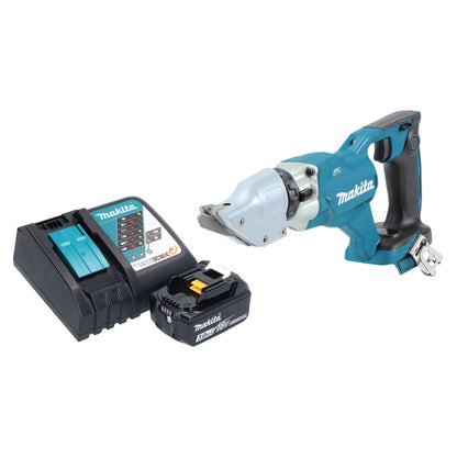 Makita DJS 200 RF1 Akku Blechschere 18 V 2,0 mm Brushless + 1x Akku 3,0 Ah + Ladegerät