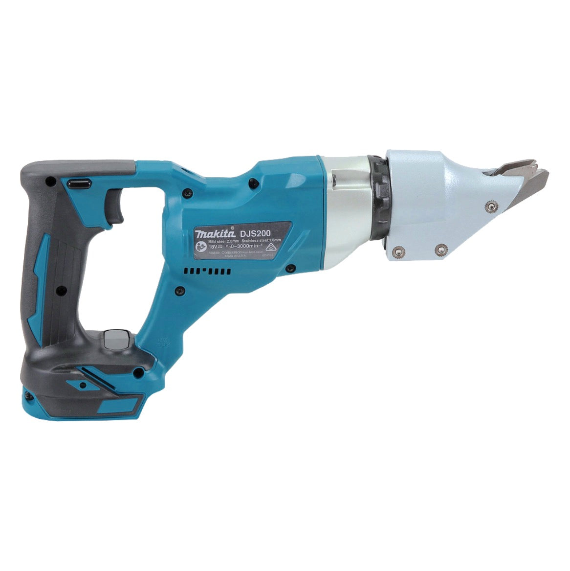 Makita DJS 200 RF1 Akku Blechschere 18 V 2,0 mm Brushless + 1x Akku 3,0 Ah + Ladegerät