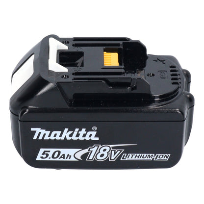 Makita DJS 200 T1 Akku Blechschere 18 V 2,0 mm Brushless + 1x Akku 5,0 Ah - ohne Ladegerät