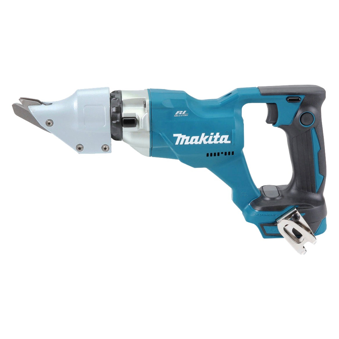 Makita DJS 200 RG Akku Blechschere 18 V 2,0 mm Brushless + 2x Akku 6,0 Ah + Ladegerät