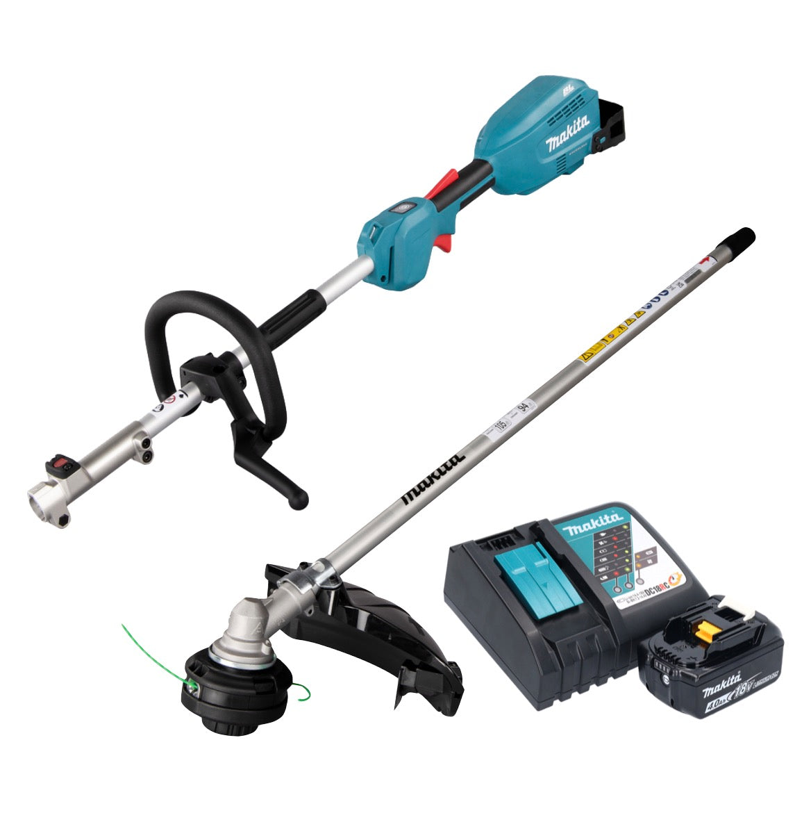 Makita DUX 18 RMX1 Akku Multifunktionsantrieb 18 V Brushless + 1x Akku 4,0 Ah + Ladegerät