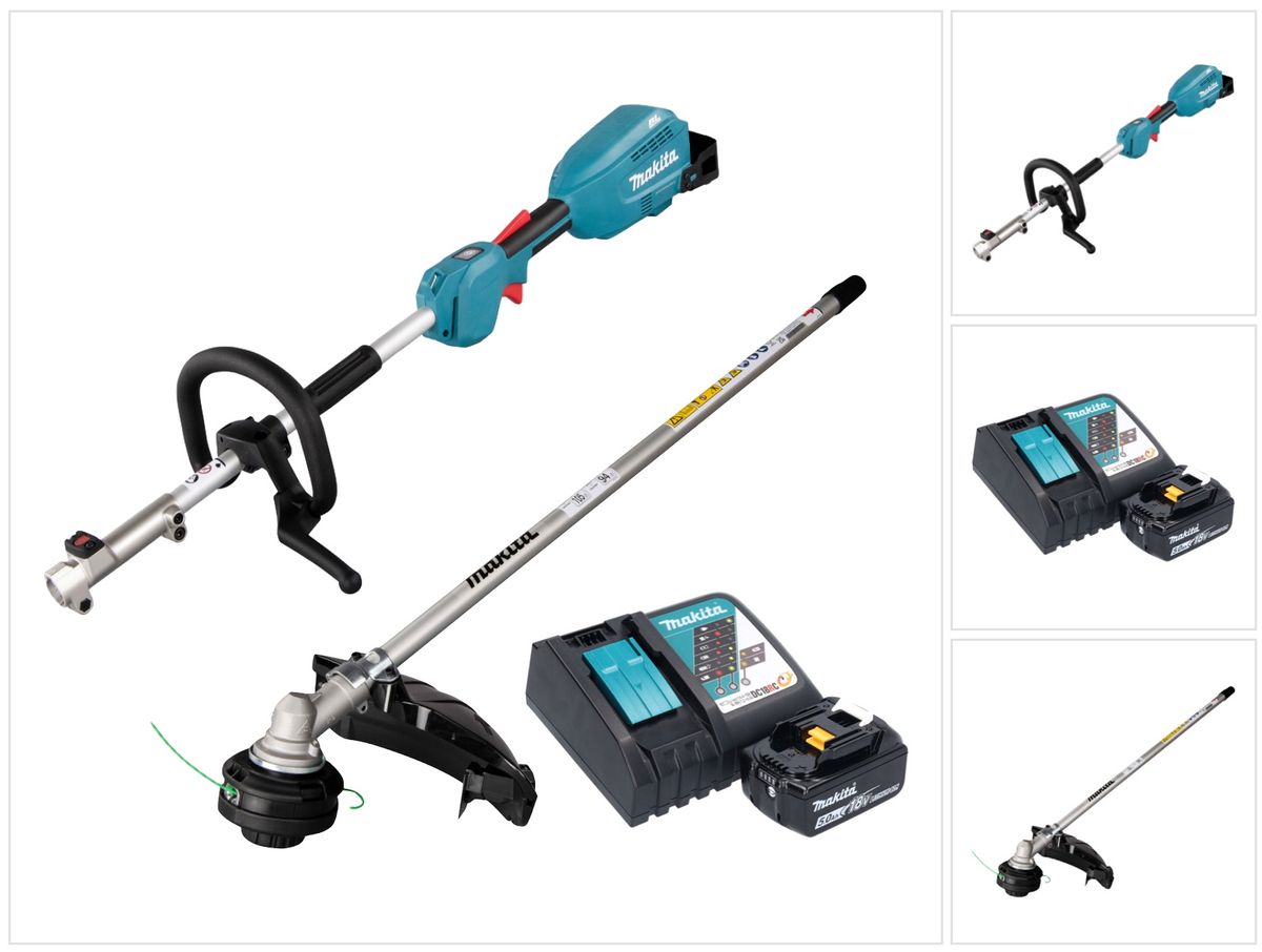 Makita DUX 18 RTX1 Akku Multifunktionsantrieb 18 V Brushless + 1x Akku 5,0 Ah + Ladegerät