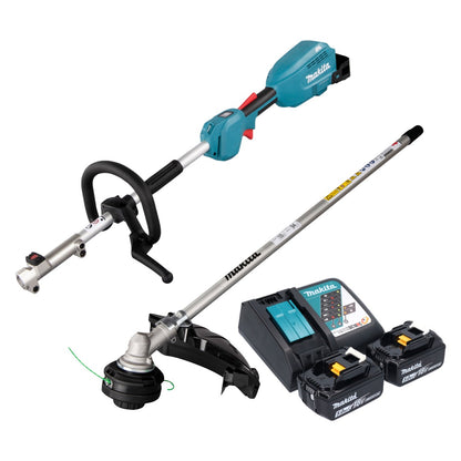 Makita DUX 18 RT2X1 Akku Multifunktionsantrieb 18 V Brushless + 2x Akku 5,0 Ah + Ladegerät