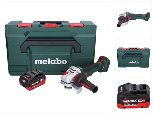 Metabo WVB 18 LTX BL 15-125 Quick Akku Winkelschleifer 18 V 125 mm Brushless + 1x Akku 8,0 Ah + metaBOX - ohne Ladegerät