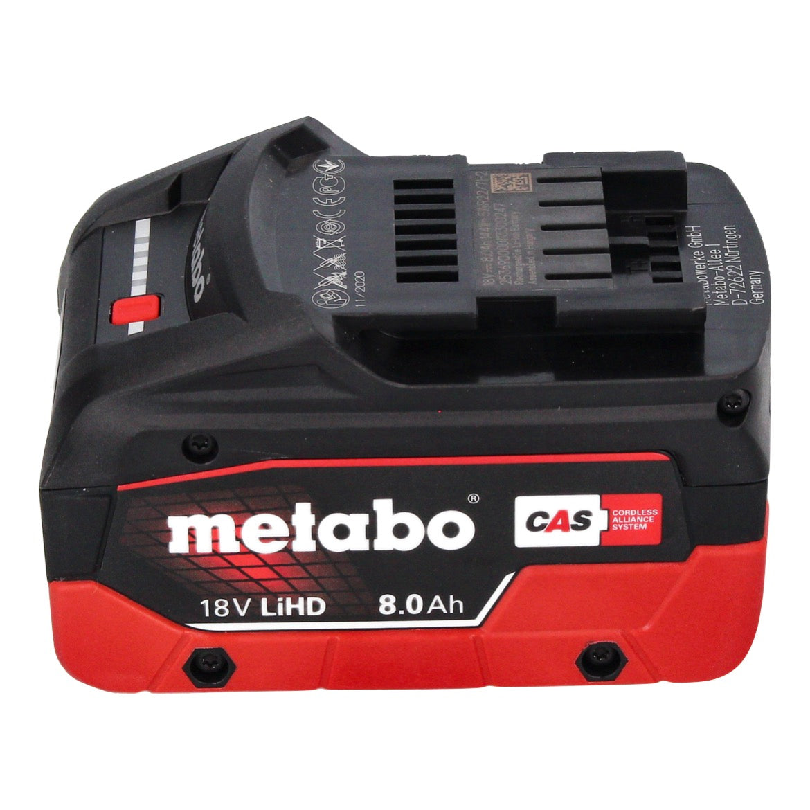 Metabo WVB 18 LTX BL 15-125 Quick Akku Winkelschleifer 18 V 125 mm Brushless + 1x Akku 8,0 Ah + metaBOX - ohne Ladegerät
