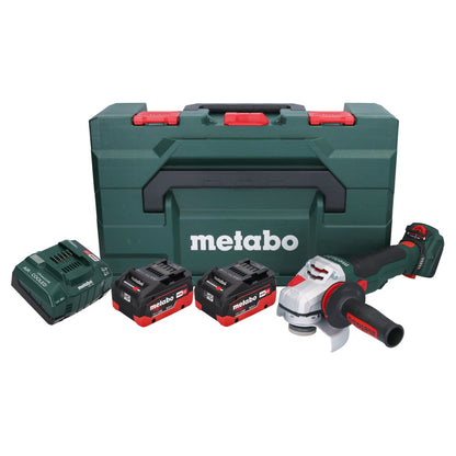 Metabo WVB 18 LTX BL 15-125 Quick Akku Winkelschleifer 18 V 125 mm Brushless + 2x Akku 8,0 Ah + Ladegerät + metaBOX