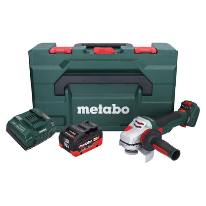 Metabo WVB 18 LTX BL 15-125 Quick Akku Winkelschleifer 18 V 125 mm Brushless + 1x Akku 10,0 Ah + Ladegerät + metaBOX