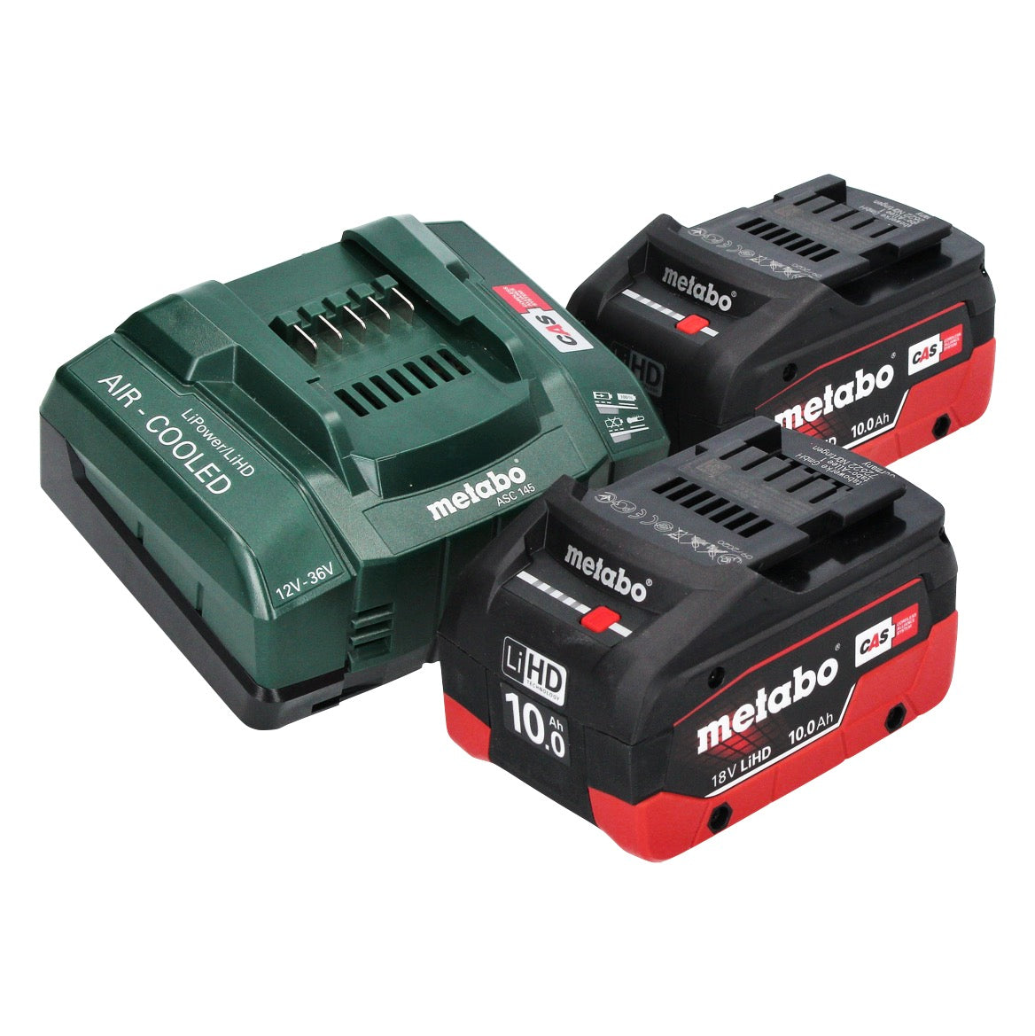 Metabo WVB 18 LTX BL 15-125 Quick Akku Winkelschleifer 18 V 125 mm Brushless + 2x Akku 10,0 Ah + Ladegerät + metaBOX