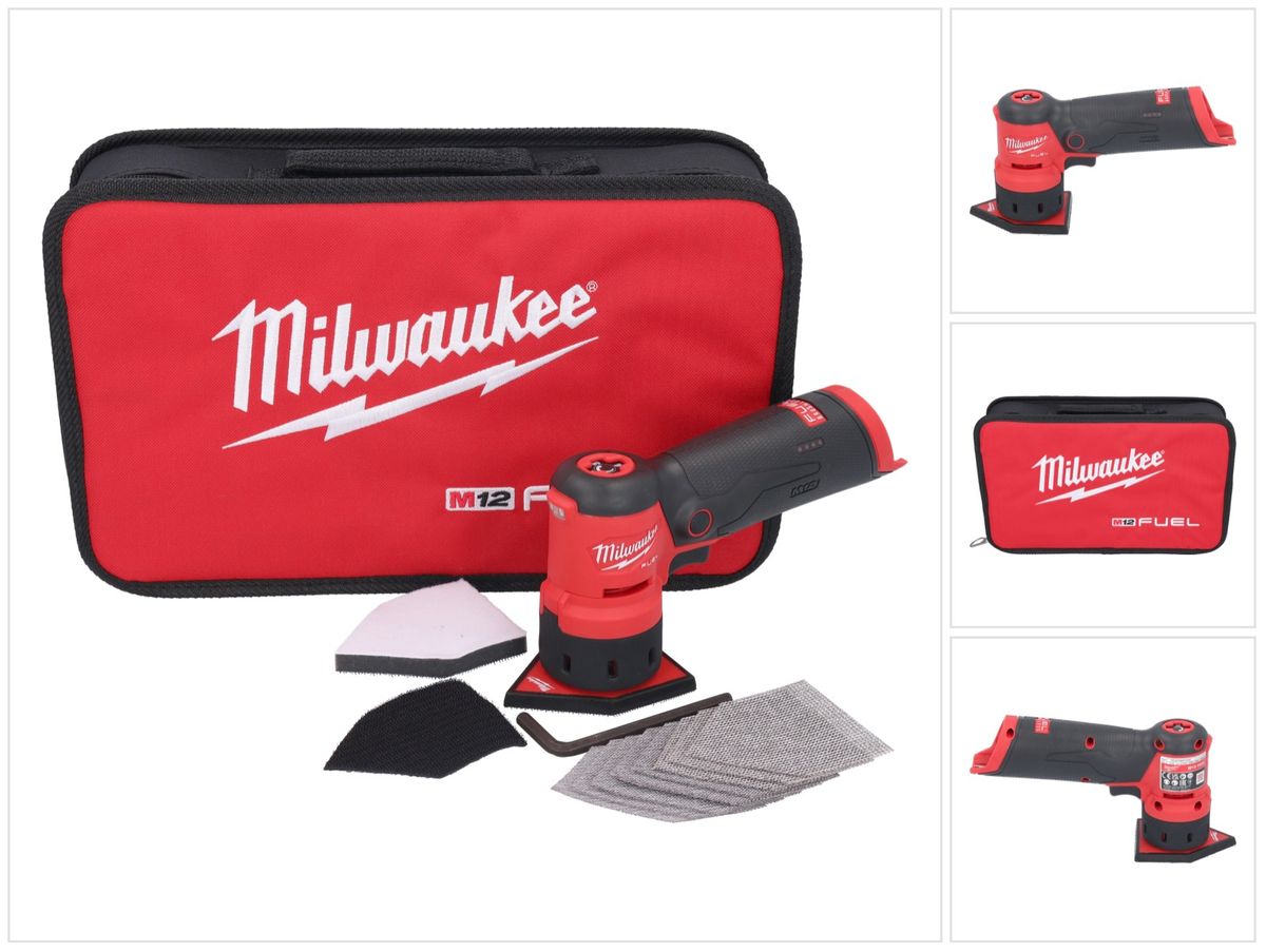 Milwaukee M12 FDSS-0B Akku Punktschleifer 12 V 88,8 x 63,5 mm Solo ( 4933479680 ) - ohne Akku, ohne Ladegerät