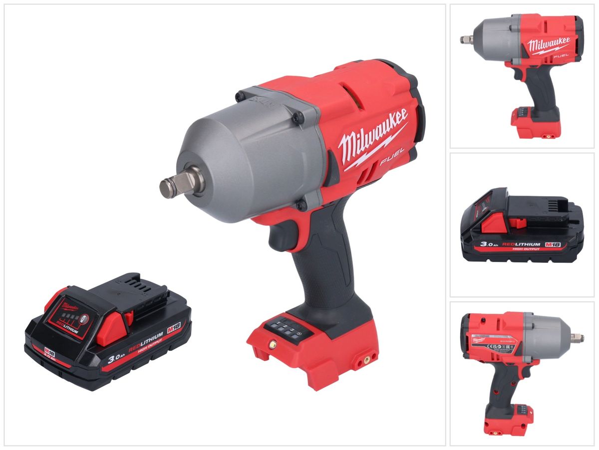 Clé à chocs sans fil Milwaukee M18 FHIWF12-301 18 V 1356 Nm 1/2" brushless + 1x batterie 3,0 Ah - sans chargeur