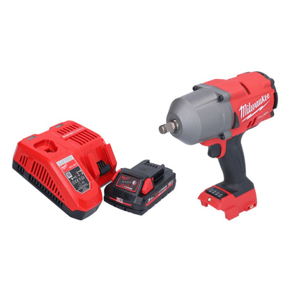 Milwaukee M18 FHIWF12-301 Akku Schlagschrauber 18 V 1356 Nm 1/2" Brushless + 1x Akku 3,0 Ah + Ladegerät