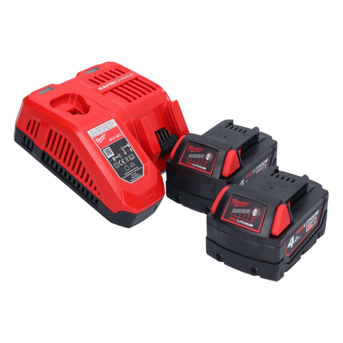 Milwaukee M18 FHIWF12-402 Akku Schlagschrauber 18 V 1356 Nm 1/2" Brushless + 2x Akku 4,0 Ah + Ladegerät