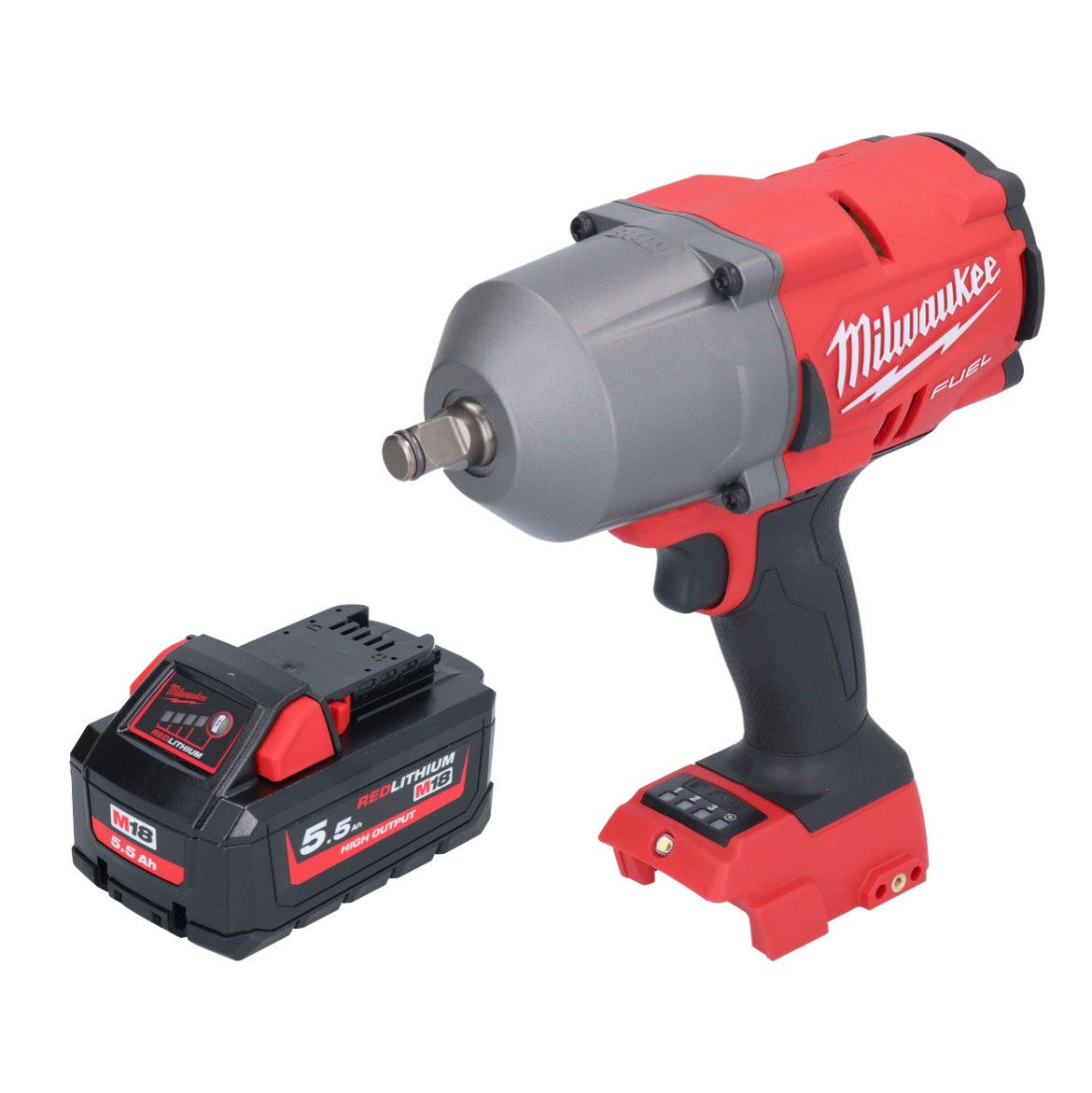 Milwaukee M18 FHIWF12-551 Akku Schlagschrauber 18 V 1356 Nm 1/2" Brushless + 1x Akku 5,5 Ah - ohne Ladegerät