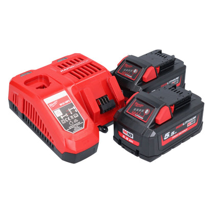 Milwaukee M18 FHIWF12-552 Akku Schlagschrauber 18 V 1356 Nm 1/2" Brushless + 2x Akku 5,5 Ah + Ladegerät