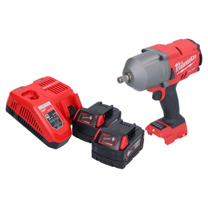 Clé à chocs sans fil Milwaukee M18 FHIWF12-602 18 V 1356 Nm 1/2" brushless + 2x batterie 6,0 Ah + chargeur