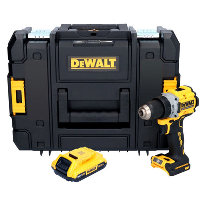 Perceuse-visseuse sans fil DeWalt DCD 800 NT 18 V 90 Nm sans balais + 1x batterie 2,0 Ah + TSTAK - sans chargeur