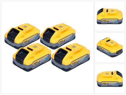 DeWalt Akku Set DCBP 518 H4 4x Powerstack Akku 18 V 5,0 Ah / 5000 mAh XR Li-Ion - mit Ladestandanzeige