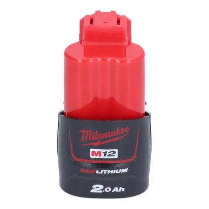 Scie sauteuse à batterie Milwaukee M12 JS-201 12 V + 1x batterie 2,0 Ah - sans chargeur