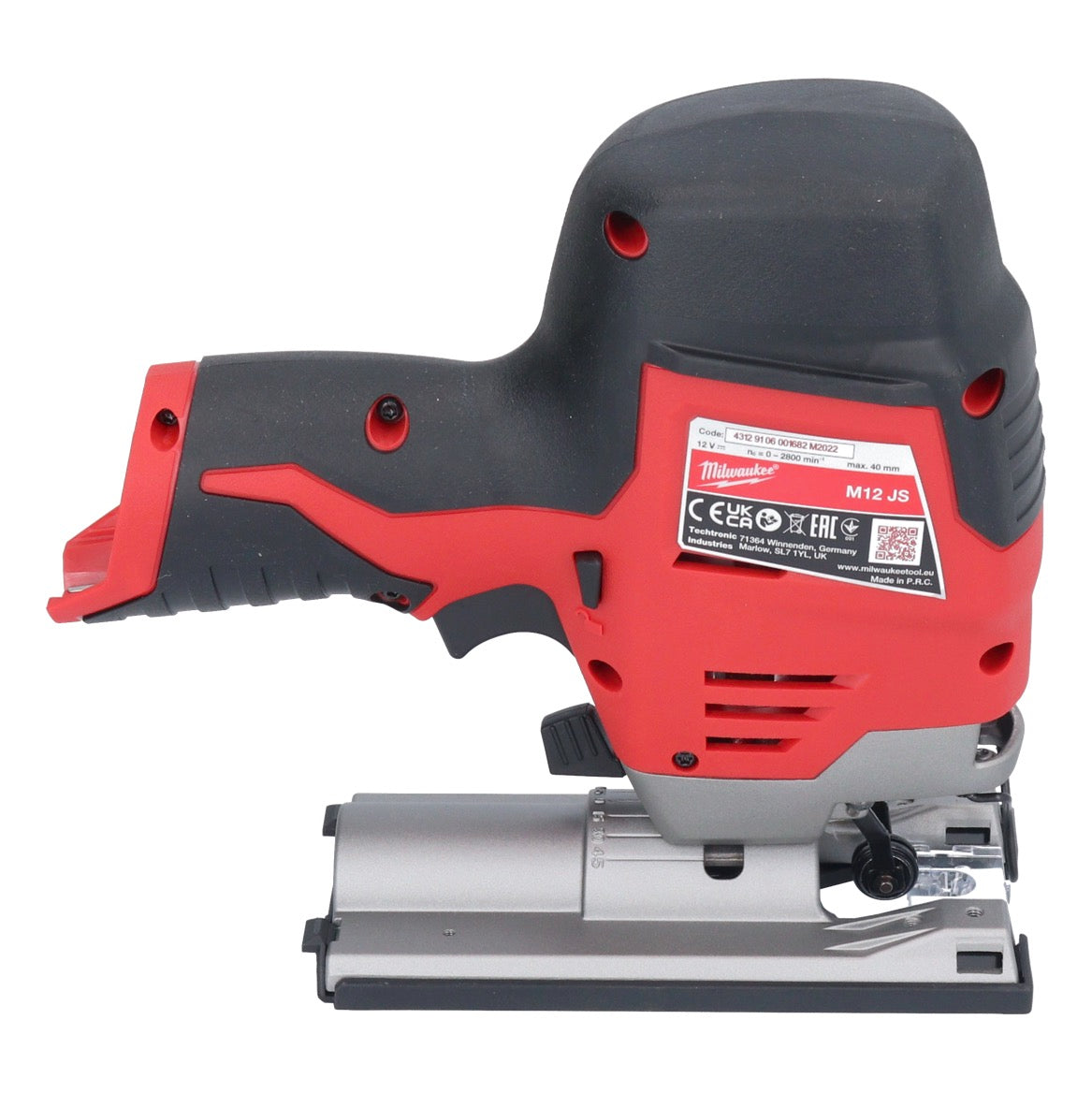 Scie sauteuse à batterie Milwaukee M12 JS-201 12 V + 1x batterie 2,0 Ah - sans chargeur