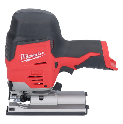 Milwaukee M12 JS-252 Akku Stichsäge 12 V + 2x Akku 2,5 Ah + Ladegerät