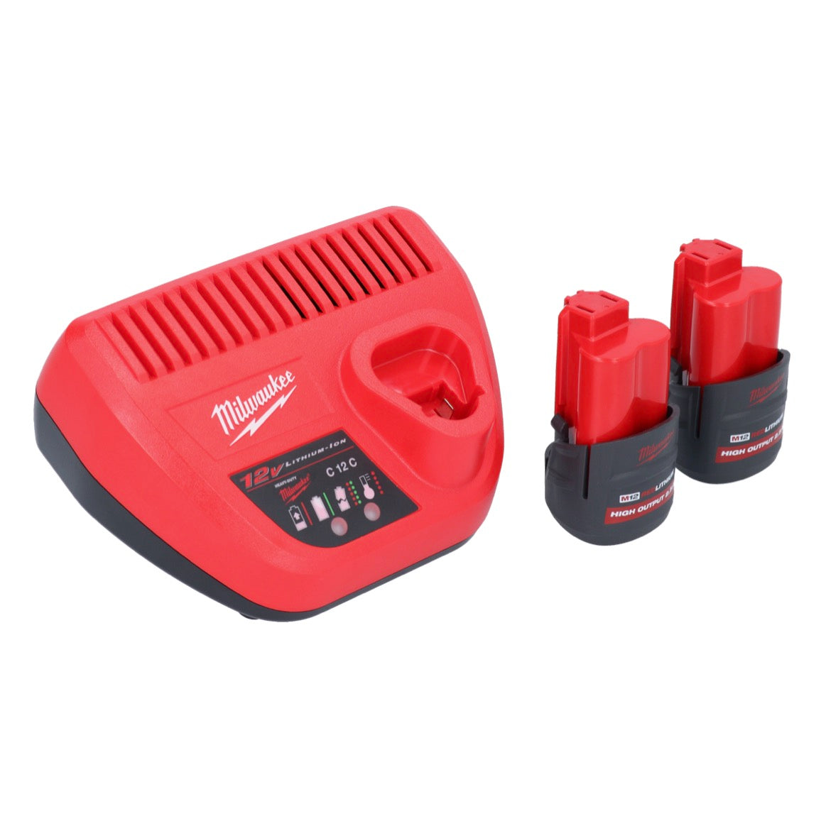 Milwaukee M12 JS-252 Akku Stichsäge 12 V + 2x Akku 2,5 Ah + Ladegerät