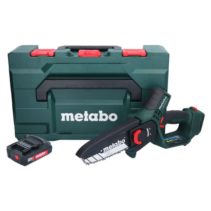 Scie à bois à batterie Metabo MS 18 LTX 15 18 V 15 cm 5 m/s + 1x batterie 2,0 Ah + métaBOX - sans chargeur