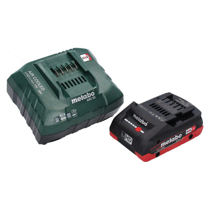 Scie à bois à batterie Metabo MS 18 LTX 15 18 V 15 cm 5 m/s + 1x batterie 4,0 Ah + chargeur + métaBOX