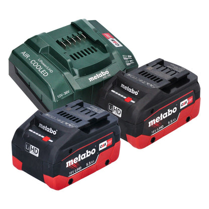 Metabo MS 18 LTX 15 Akku Gehölzsäge 18 V 15 cm 5 m/s + 2x Akku 5,5 Ah + Ladegerät + metaBOX