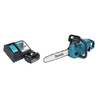 Makita DUC 357 RMX2 Akku Kettensäge 18 V 35 cm 7,7 m/s Brushless + 1x Akku 4,0 Ah + Ladegerät