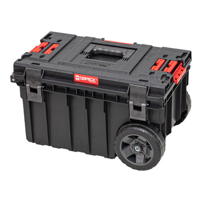 Qbrick System ONE Chariot Vario empilable 605 x 405 x 345 mm 44 l IP66 avec roulettes sur axe métal