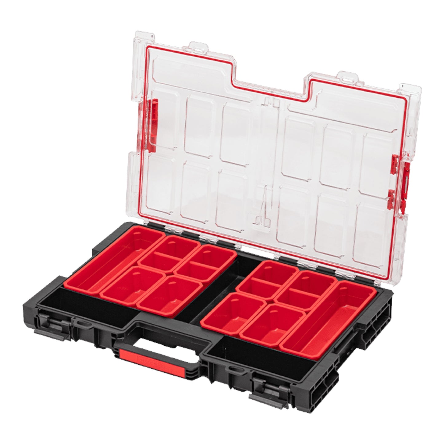 Qbrick System ONE Organizer L 2.0 empilable 531 x 379 x 77 mm 6 l IP 66 avec 10 inserts