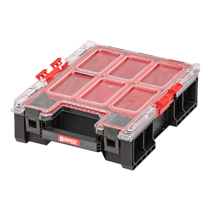 Qbrick System ONE Organizer M Plus stapelbar 364 x 264 x 106 mm 4 l IP66 mit 5 Inlays