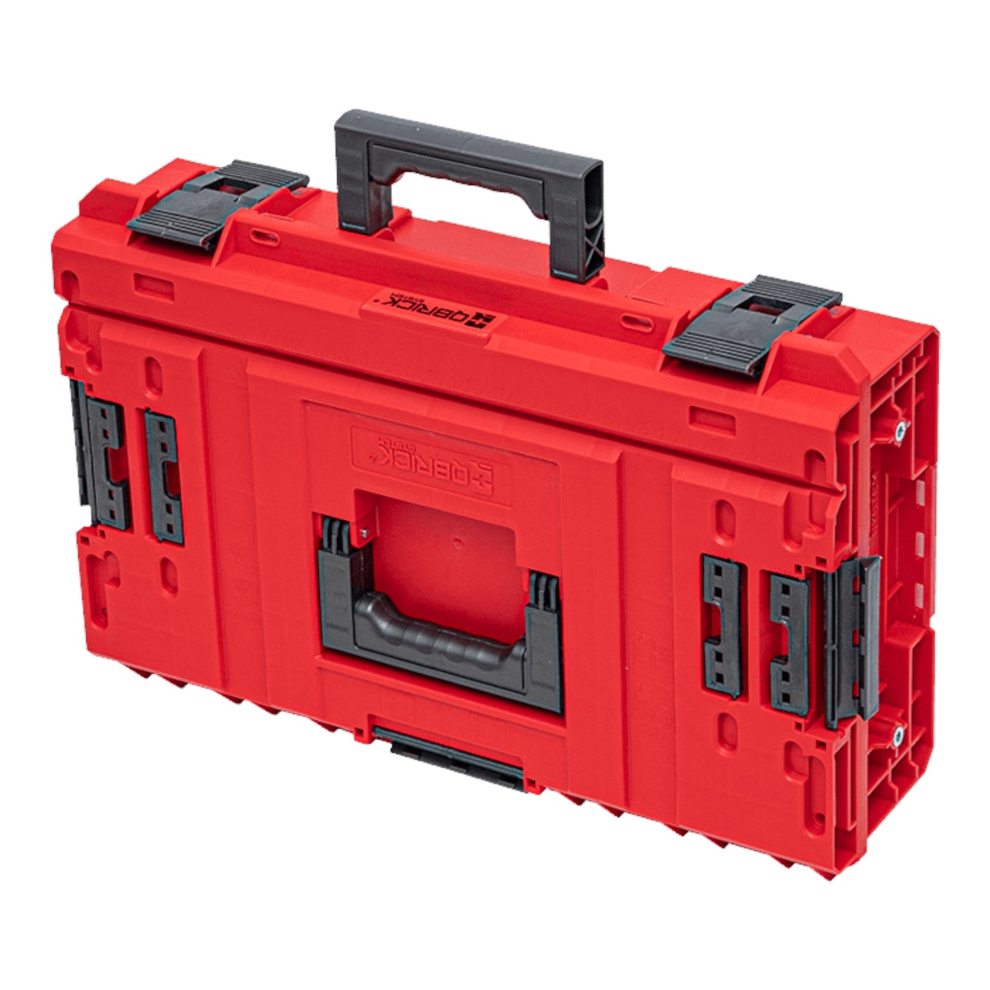 Qbrick System ONE 200 2.0 Vario RED ULTRA HD Custom Werkzeugkoffer modularer Organizer 585 x 385 x 190 mm 15,4 l stapelbar IP66