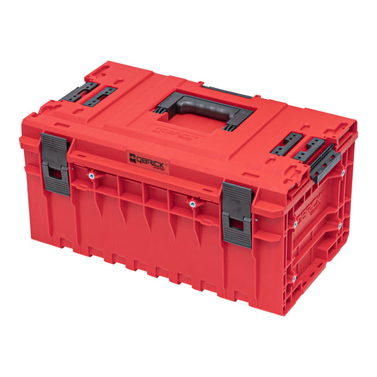 Qbrick System ONE 350 2.0 Vario RED ULTRA HD Custom Werkzeugkoffer modularer Organizer 585 x 385 x 320 mm 38 l stapelbar IP66