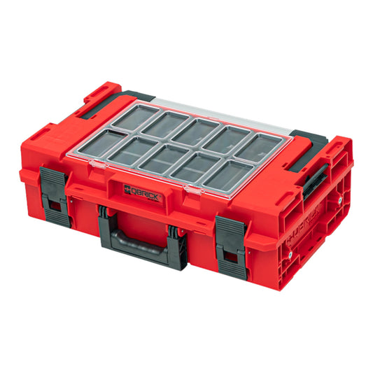 Qbrick System ONE 200 2.0 Expert RED ULTRA HD Mallette à outils sur mesure organisateur modulaire 585 x 385 x 190 mm 15,4 l empilable IP66