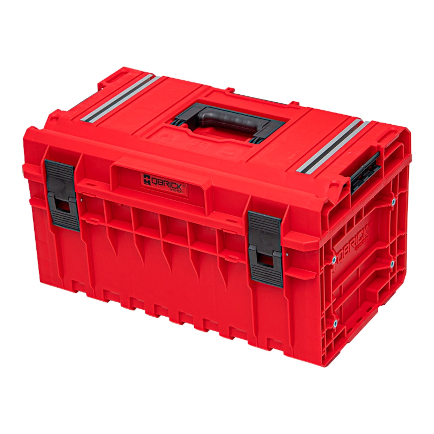 Qbrick System ONE 350 2.0 Technik RED ULTRA HD Custom Werkzeugkoffer modularer Organizer 585 x 385 x 320 mm 38 l stapelbar IP66