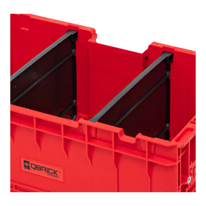 Qbrick System ONE Box 2.0 Plus RED ULTRA HD Custom Stapelbehälter 576 x 359 x 237 mm 35 l stapelbar