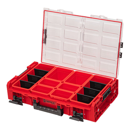 Qbrick System ONE Organizer XL 2.0 RED ULTRA HD Custom 582 x 387 x 131 mm 13,5 l IP66 avec 8 inserts et 6 séparateurs