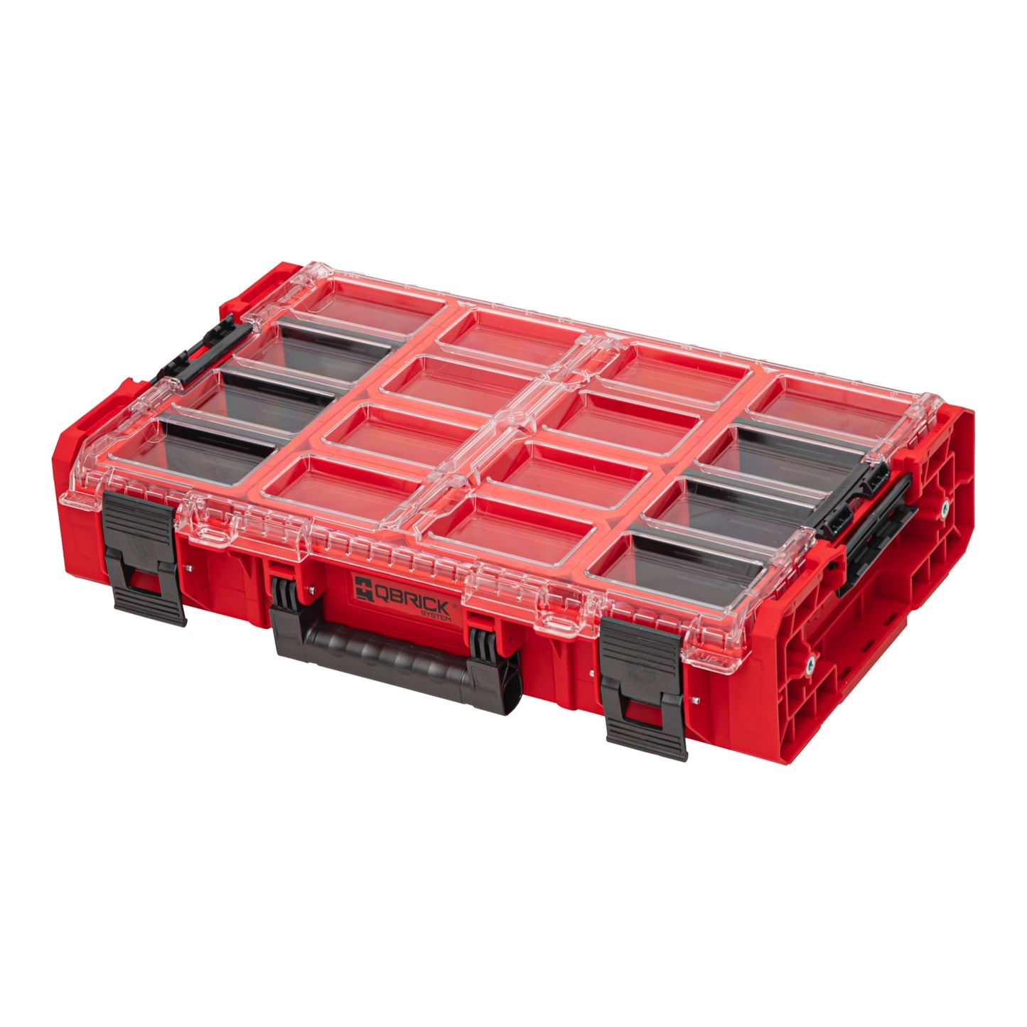 Qbrick System ONE Organizer XL 2.0 RED ULTRA HD Custom 582 x 387 x 131 mm 13,5 l IP66 avec 8 inserts et 6 séparateurs