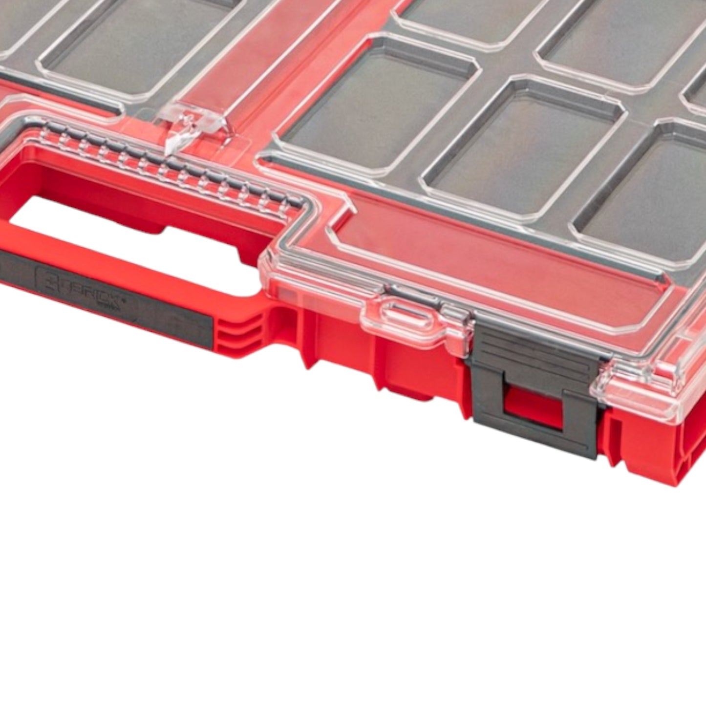 Qbrick System ONE Organizer L 2.0 MFI RED ULTRA HD stapelbar 531 x 379 x 77 mm 6 l IP66 mit Schaumstoffeinlage