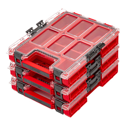 Qbrick System ONE Organizer M RED ULTRA HD Organizer 365 x 265 x 77 mm 2,5 l stapelbar IP66