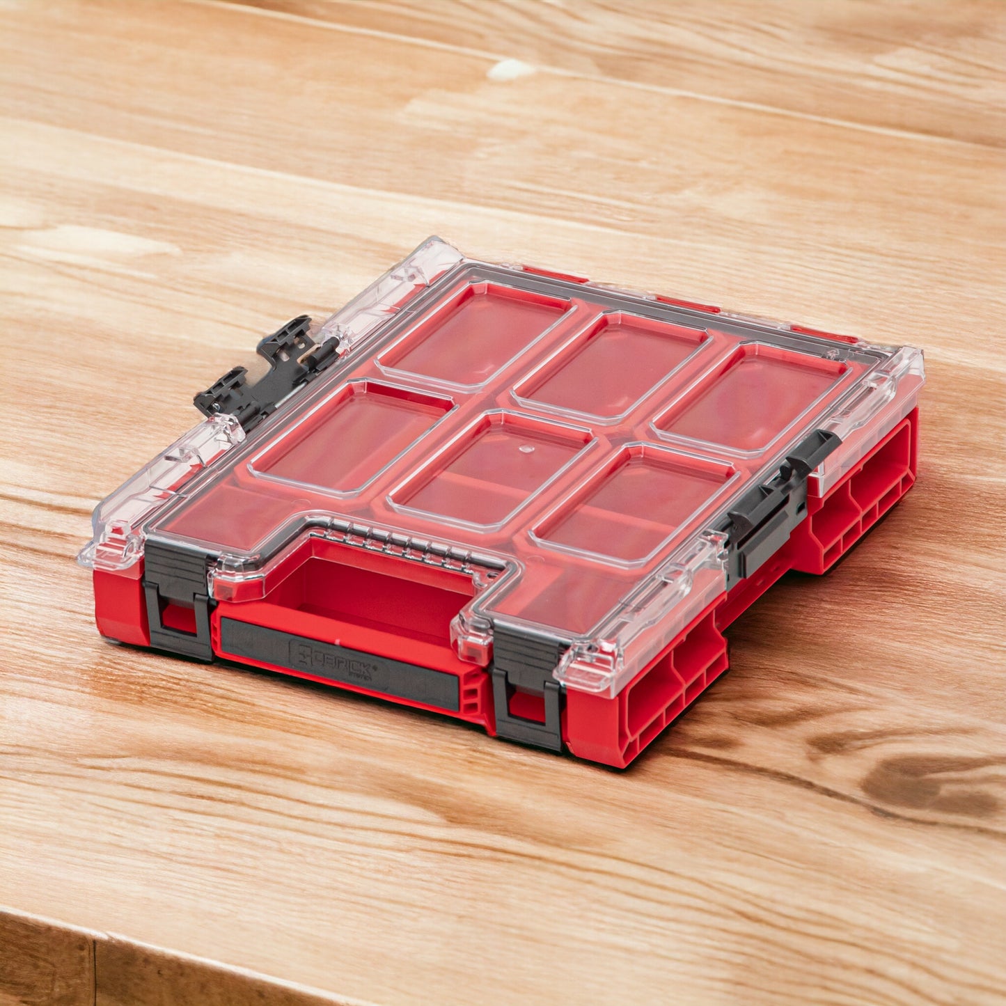 Qbrick System ONE Organizer M RED ULTRA HD Organizer 365 x 265 x 77 mm 2,5 l stapelbar IP66