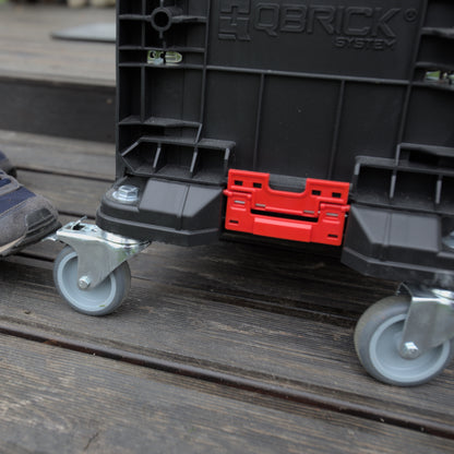 Qbrick System PRO Transport Platform Transportwagen 506 x 325 x 140 mm mit 4 Lenkrollen und 2 Bremsen