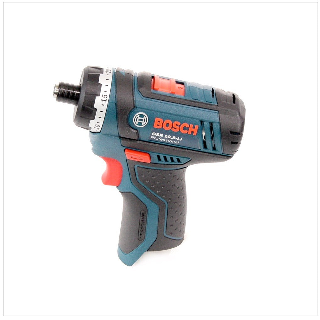 Bosch GSR 10,8-Li Akku Bohrschrauber in L-Boxx + 1 x GBA 10,8 V 2,5 Ah Akku + AL 1130 CV Schnelllader - Toolbrothers