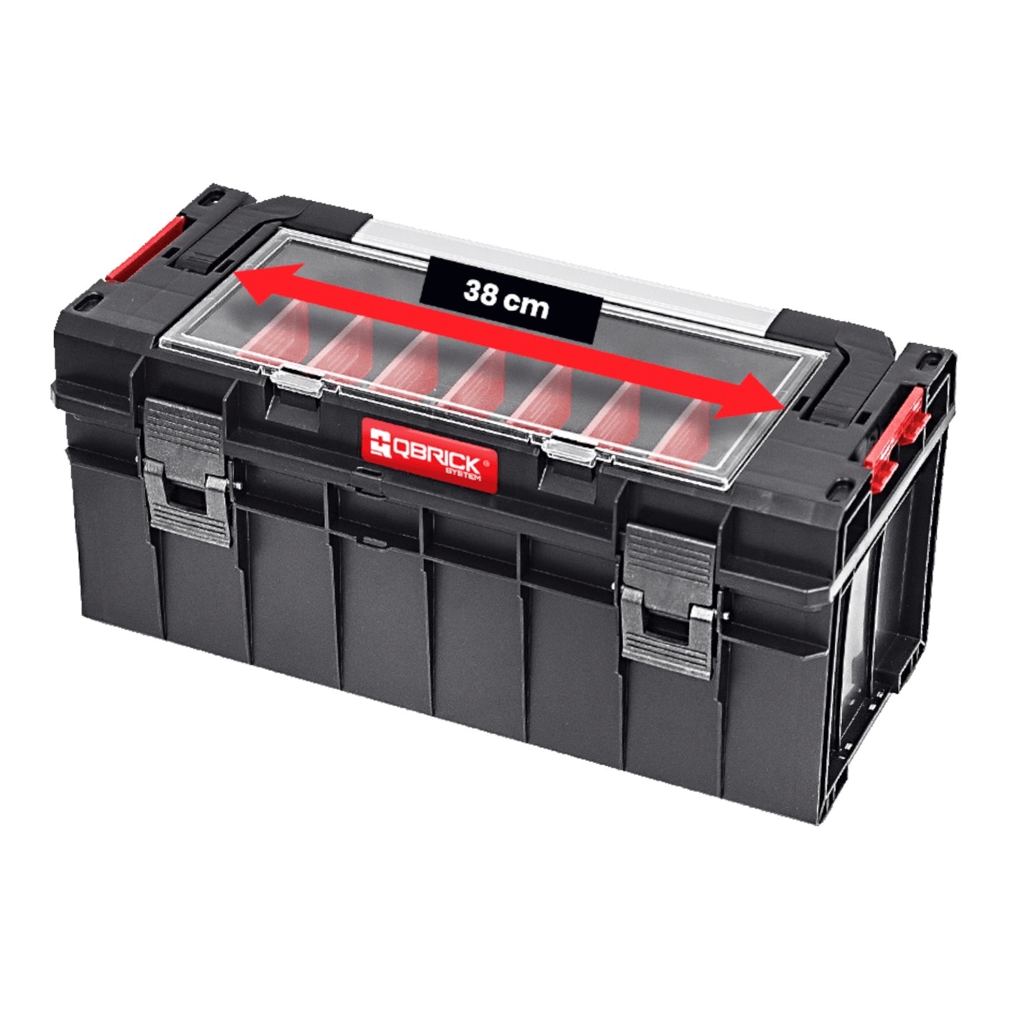 Qbrick System PRO 600 Expert mallette à outils organisateur modulaire 545 x 270 x 246 mm 22 l empilable IP54