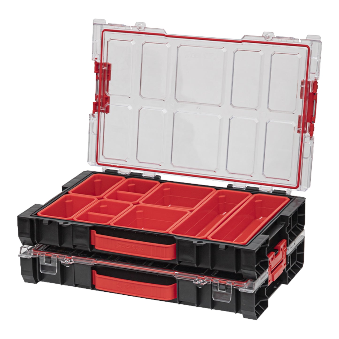 Qbrick System PRO 100 Organizer 452 x 296 x 79 mm 5 l stapelbar IP54